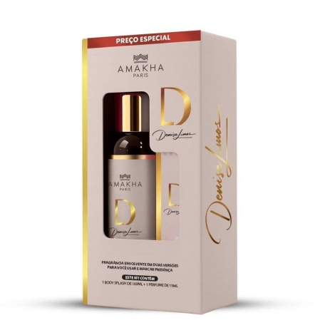 Kit Perfume 15Ml + Body Splash D 100Ml Feminino Amakha Paris