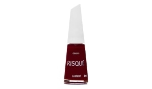 Esmalte Risque Carmim Vermelho Cremoso 8Ml