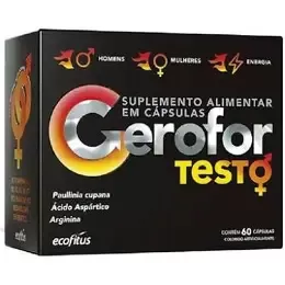 SUPLEMENTO GEROFOR TESTO COM 60 CAPSULAS ECOFITUS