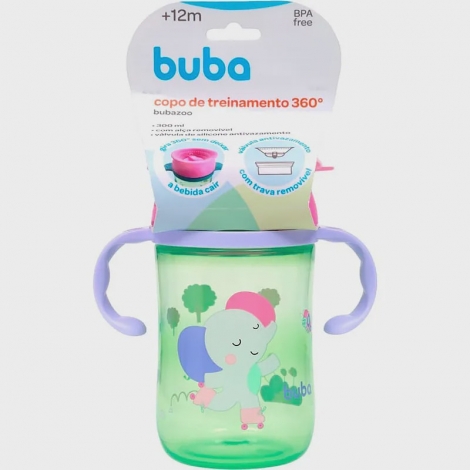 Buba Copo De Treinamento 360° Zoo Elefante 300mL