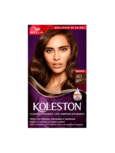 Tintura coloração Koleston 40 Castanho Medio