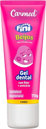Carmed Gel Dental Com fluor 70G Beijos