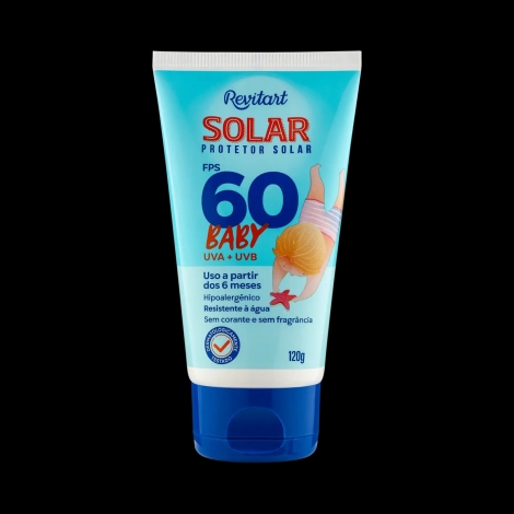 Protetor Solar Revitart Fps60 Baby 120G