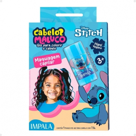 Giz Para Colorir o Cabelo Maluco Stitch Azul