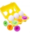 Buba Brinquedo Educativo, Jogo de Encaixe com Formas Geométricas, Caixa com 6 Ovos de Plástico interativo Buba Brinquedo Educativo, Jogo de Encaixe com Formas Geométricas, Caixa com 6 Ovos de Plástico interativo