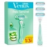 Kit Aparelho Depilação / Barbear Venus Gillette Pele Sensivel + 3 Cargas